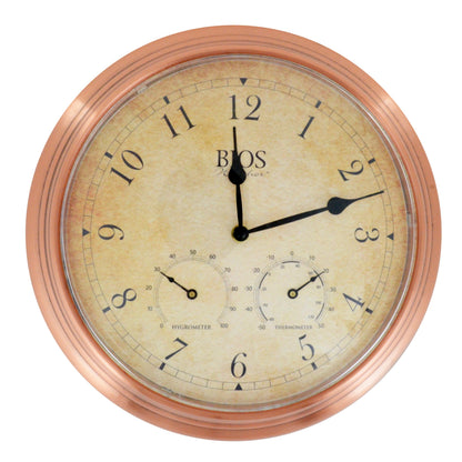 3-in-1 Outdoor Clock/Thermometer and Hygrometer