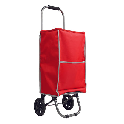 side view of the shopping cart